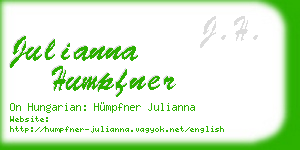 julianna humpfner business card